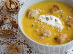Recette de velouté de potimarron aux herbes par Truc&Co