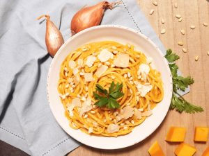 Recette de linguines crème de butternut